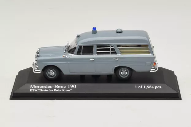 Minichamps Mercedes 190 Krankenwagen Drk Ambulance 1961 1:43 400037270